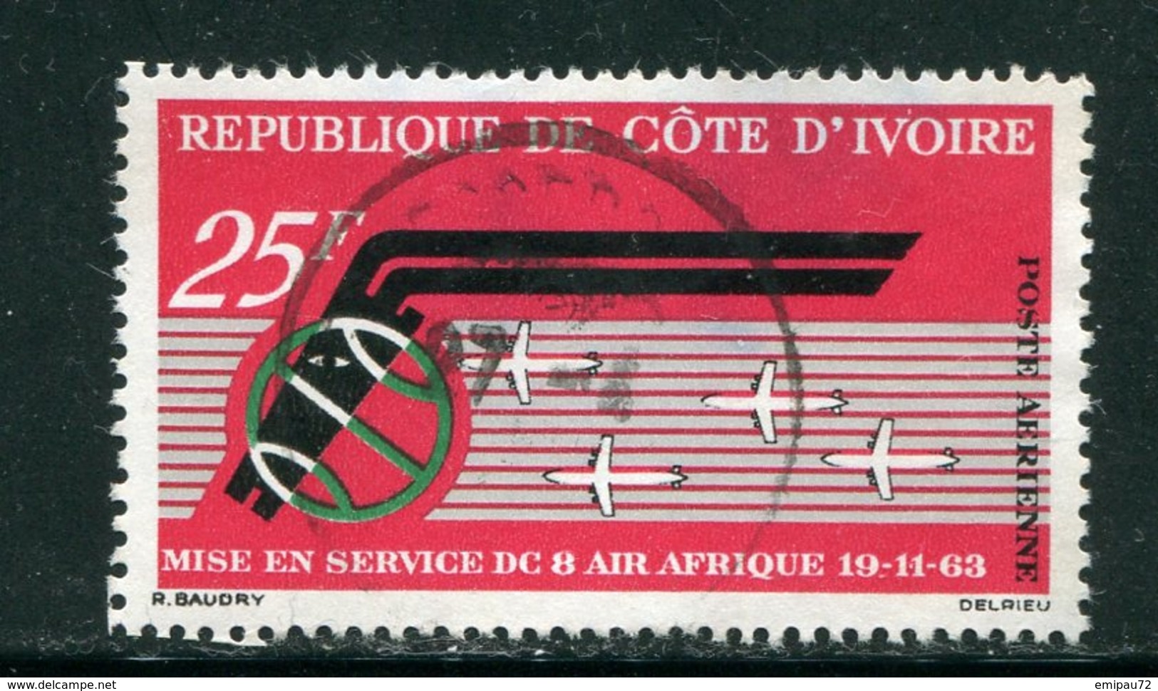 COTE D'IVOIRE- P.A Y&T N°30- Oblitéré - Côte D'Ivoire (1960-...)