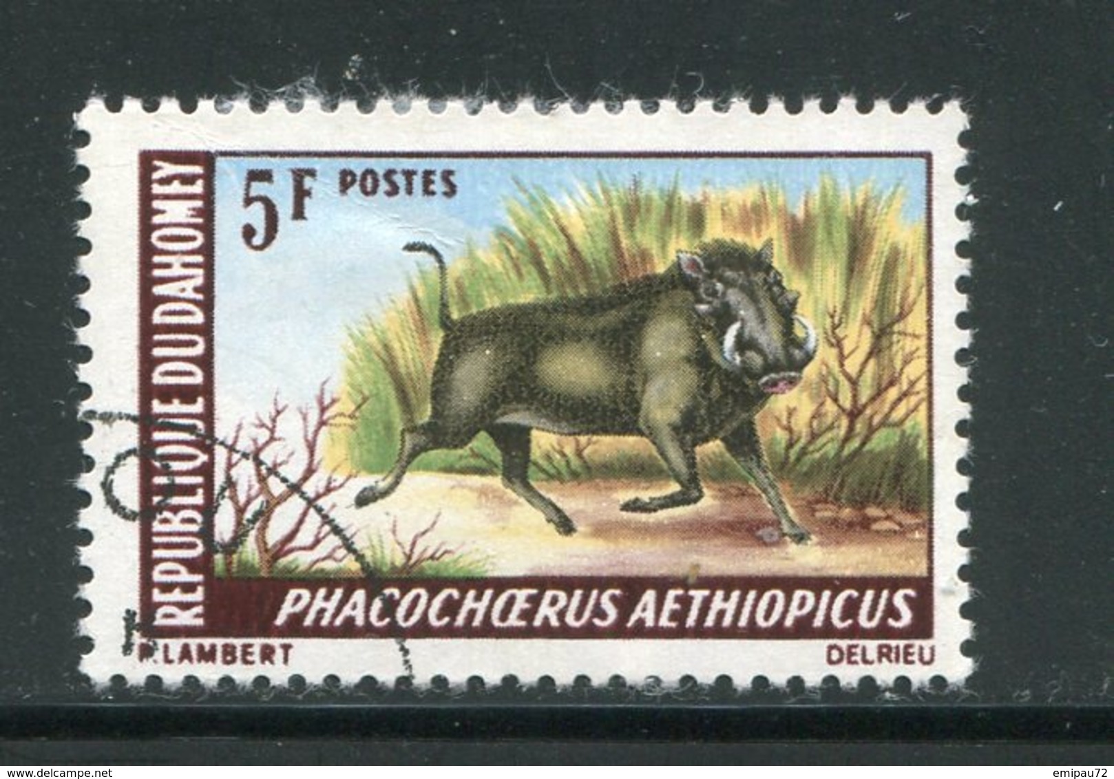 DAHOMEY- Y&T N°265- Oblitéré (Phacochères) - Bénin – Dahomey (1960-...)