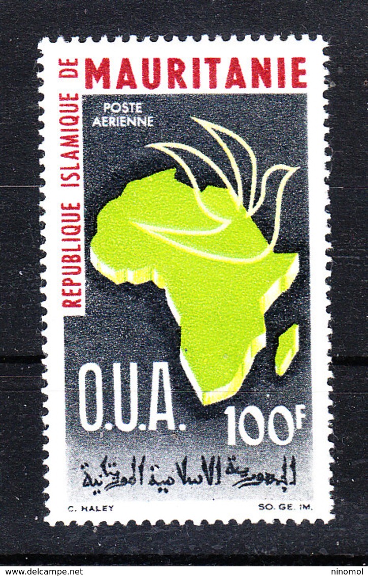 Mauritania   - 1966.  Unità Africana: Carta Geografica Continente Africano. Map Of African Continent. MNH - Geografia