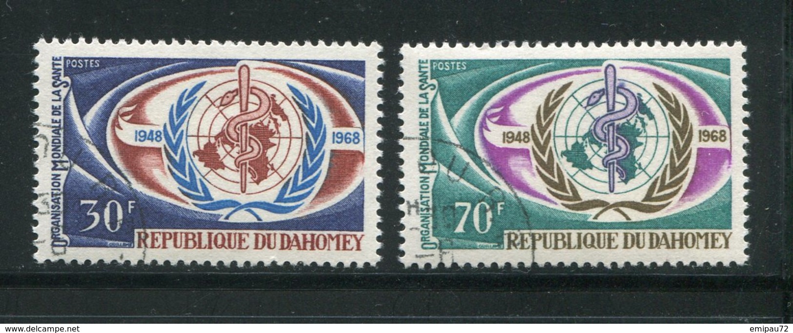 DAHOMEY- Y&T N°275 Et 276- Oblitérés - Bénin – Dahomey (1960-...)