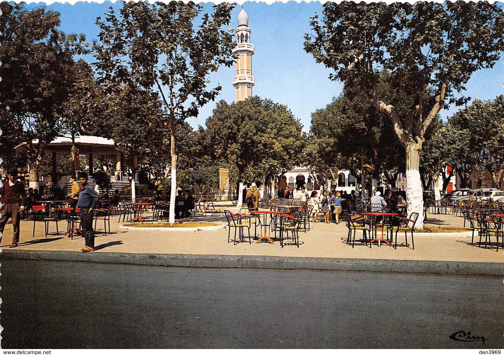 Algérie - MEDEA - La Place Et La Grande Mosquée - Médéa