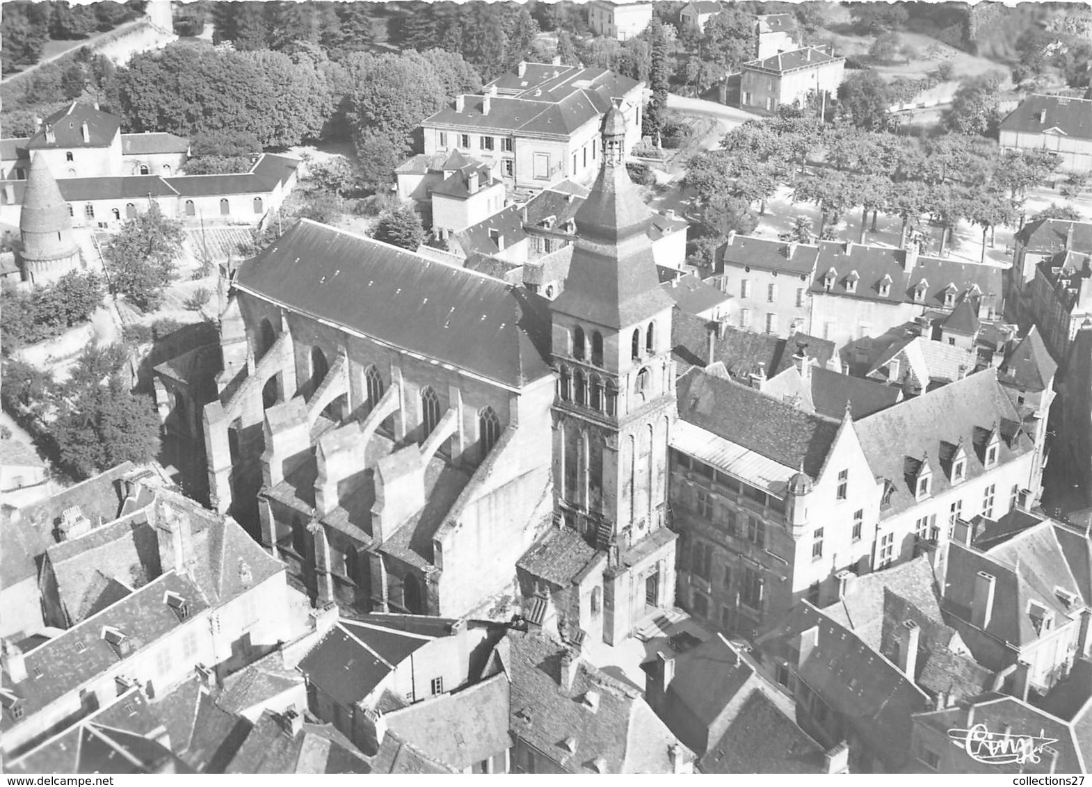 24-SARLAT- VUE AERIENNE - Sarlat La Caneda