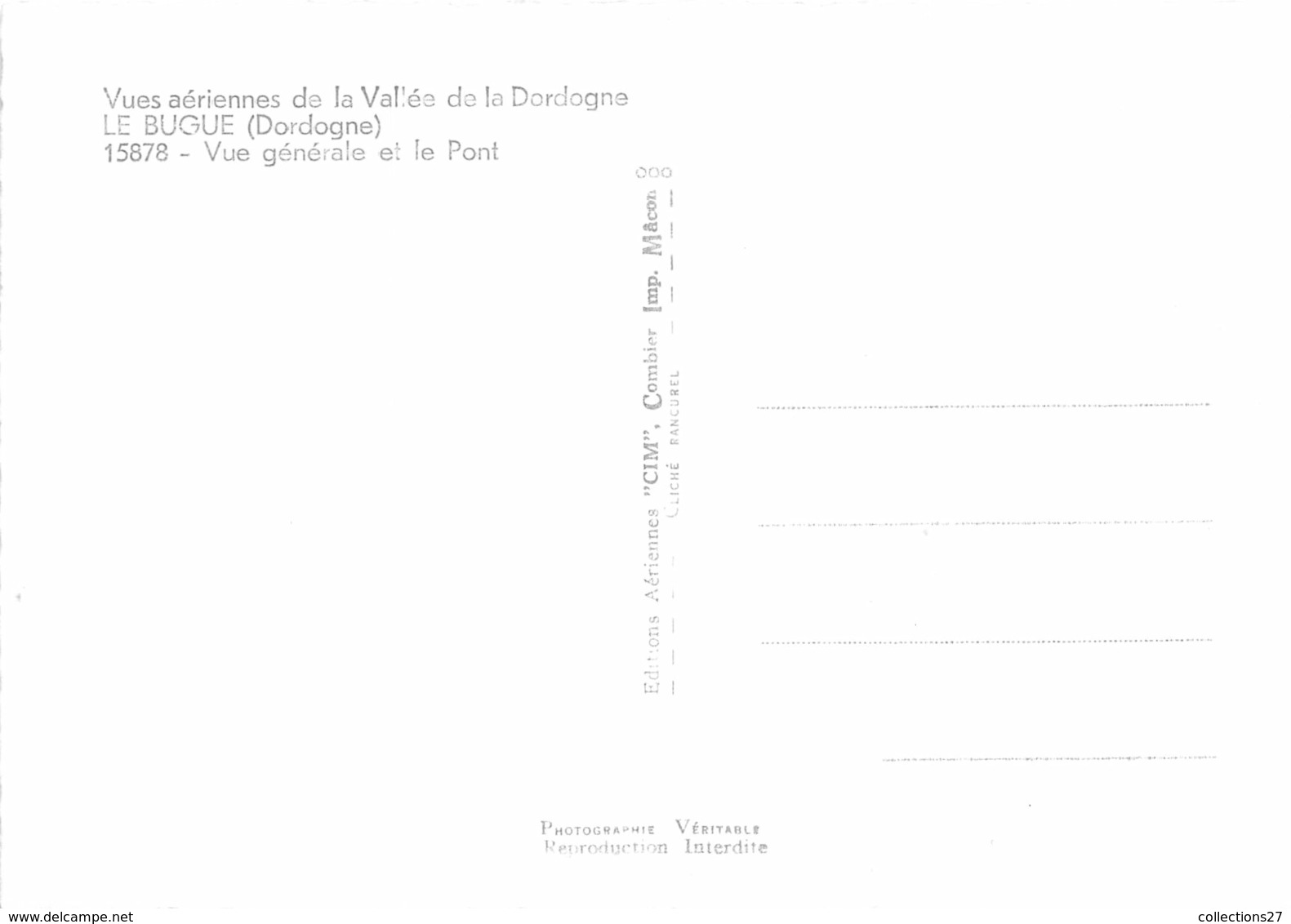 24-LE-DUGUE- VUE GENERALE ET LE PONT - Autres & Non Classés