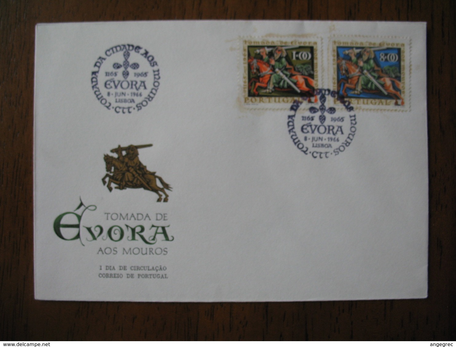 Enveloppe 1966  Tomada De Evora Aos Mouros  à Voir  (a Ver) - Storia Postale