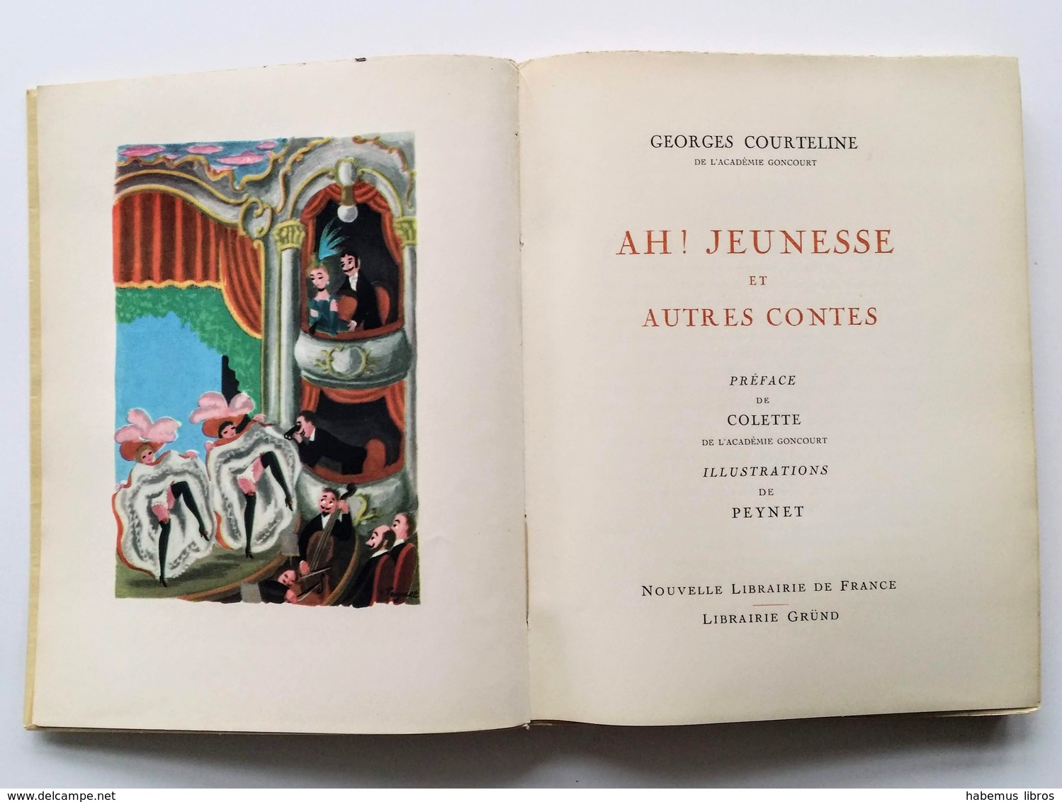 Ah ! Jeunesse / Georges Courteline. - Paris : Librairie Gründ, 1948 - Autres & Non Classés