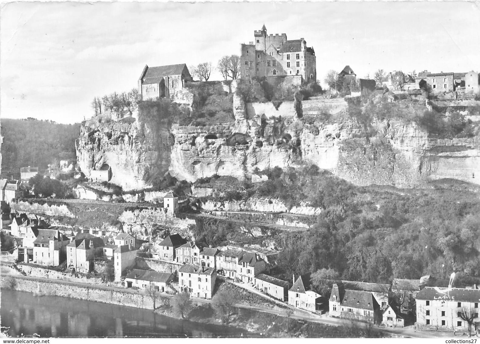 24-BEYNAC-ET-CAZENAC- LE CHATEAU VUE DU CIEL - Autres & Non Classés