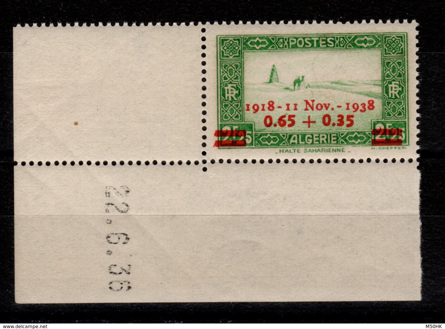 Algérie - YV 147 N** Petit Coin Daté 22.6.36 - Unused Stamps