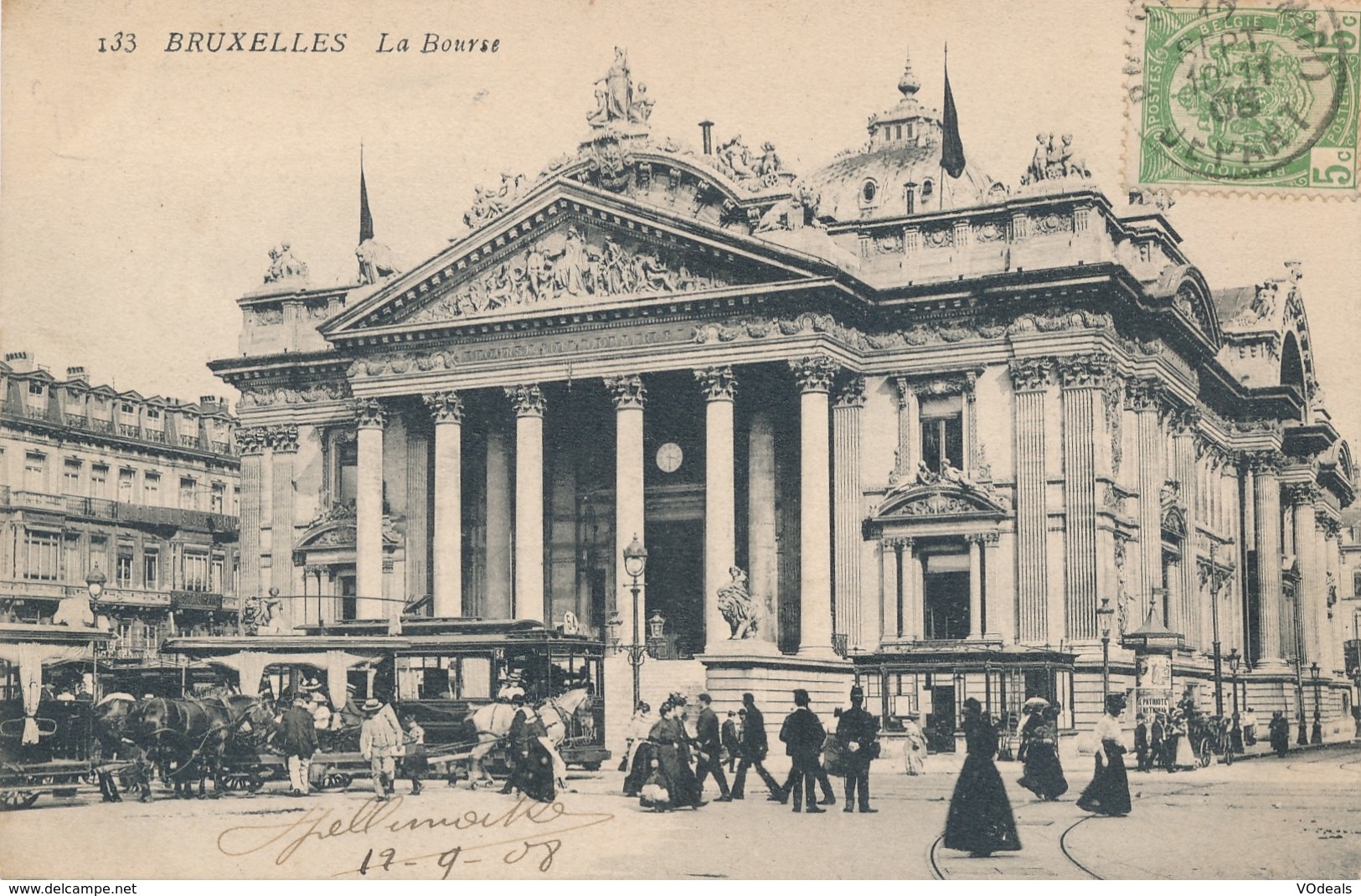 CP - Belgique - Brussels - Bruxelles - La Bourse - Monumenten, Gebouwen