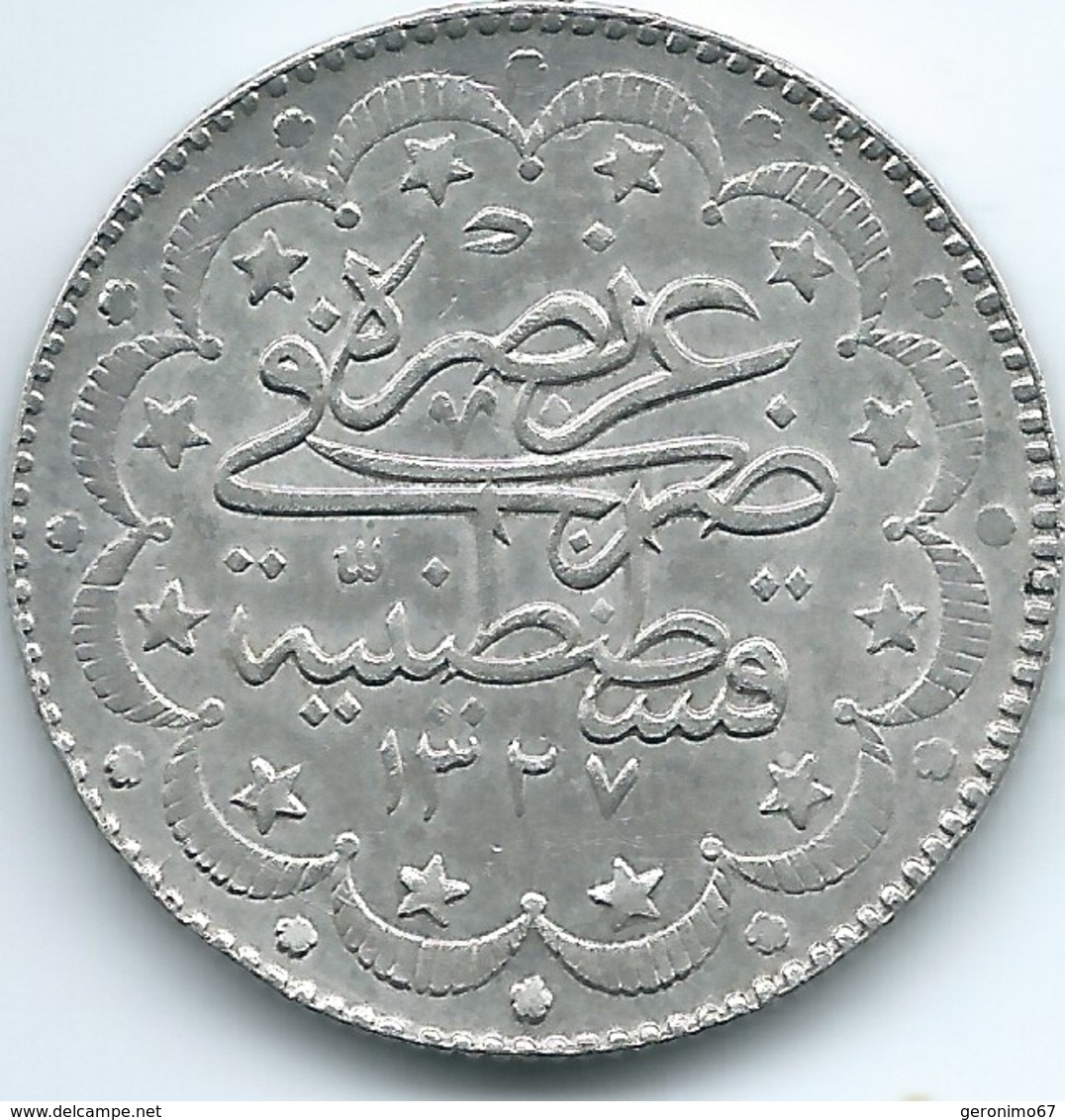 Turkey - Ottoman - Mohammed V - AH1327 / 7 (1915) - 10 Kurus - KM751 - Turkije