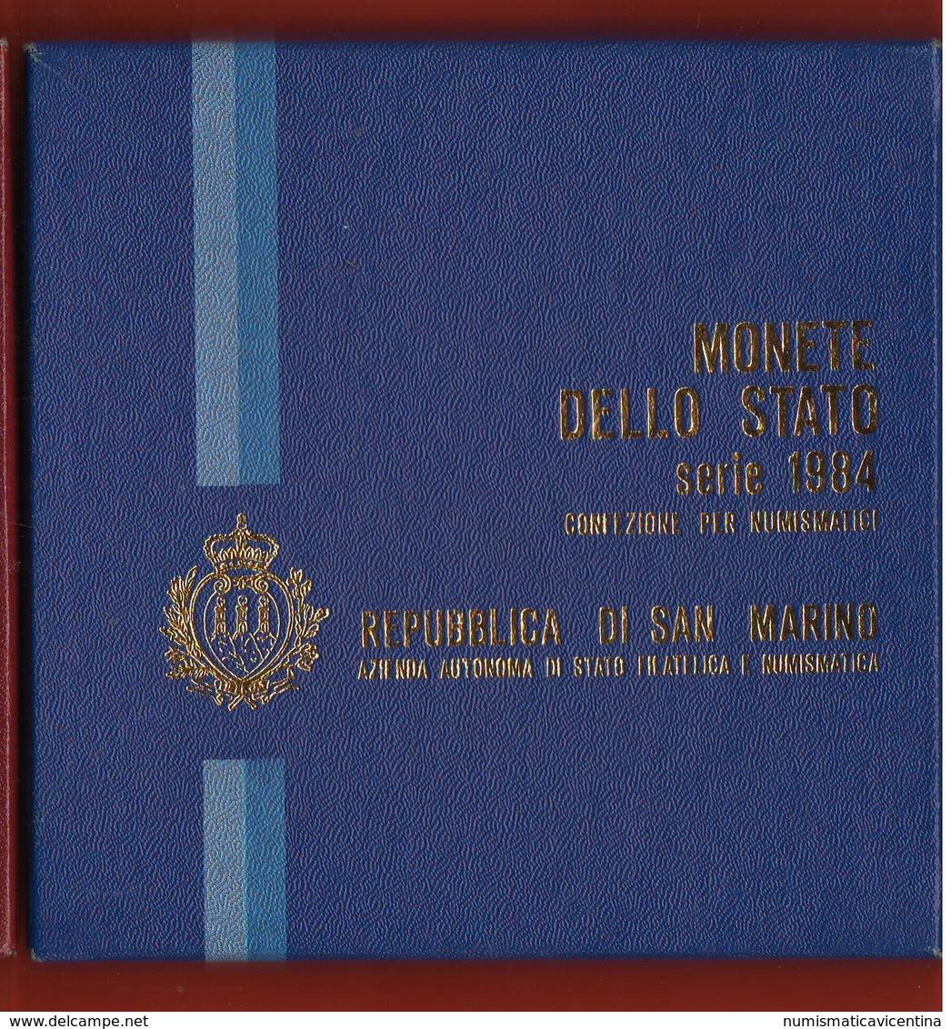 1984 Serie Set San Marino Saint Marin 9 Valori - San Marino