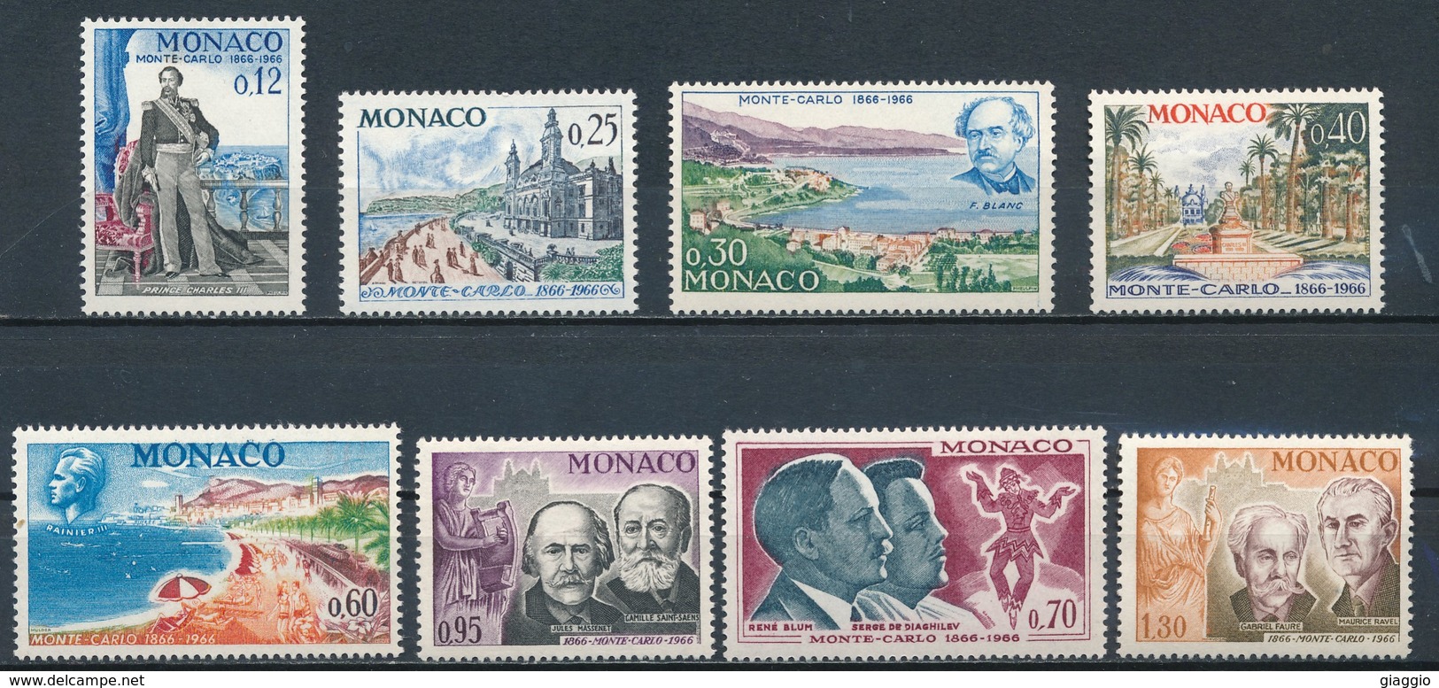 °°° MONACO - Y&T N°690/97 - 1966 MNH °°° - Nuovi