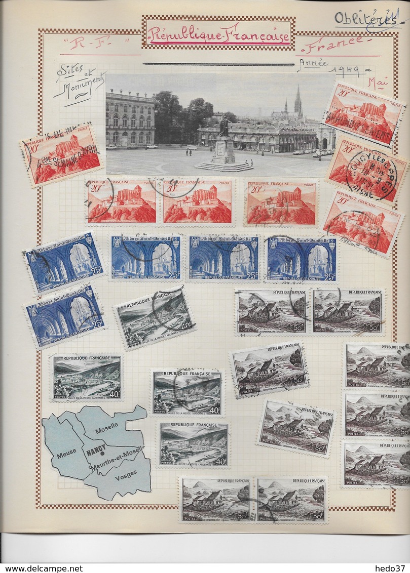 France oblitérés collection 1940/191949 - 32 scans