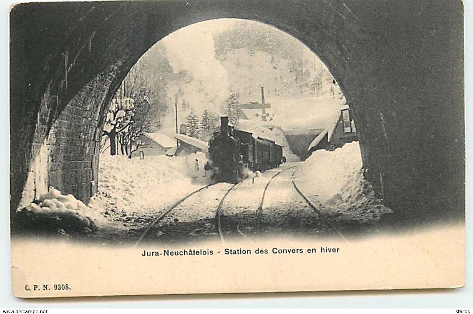 JURA-NEUCHATELOIS - Station Des Convers En Hiver - Altri & Non Classificati