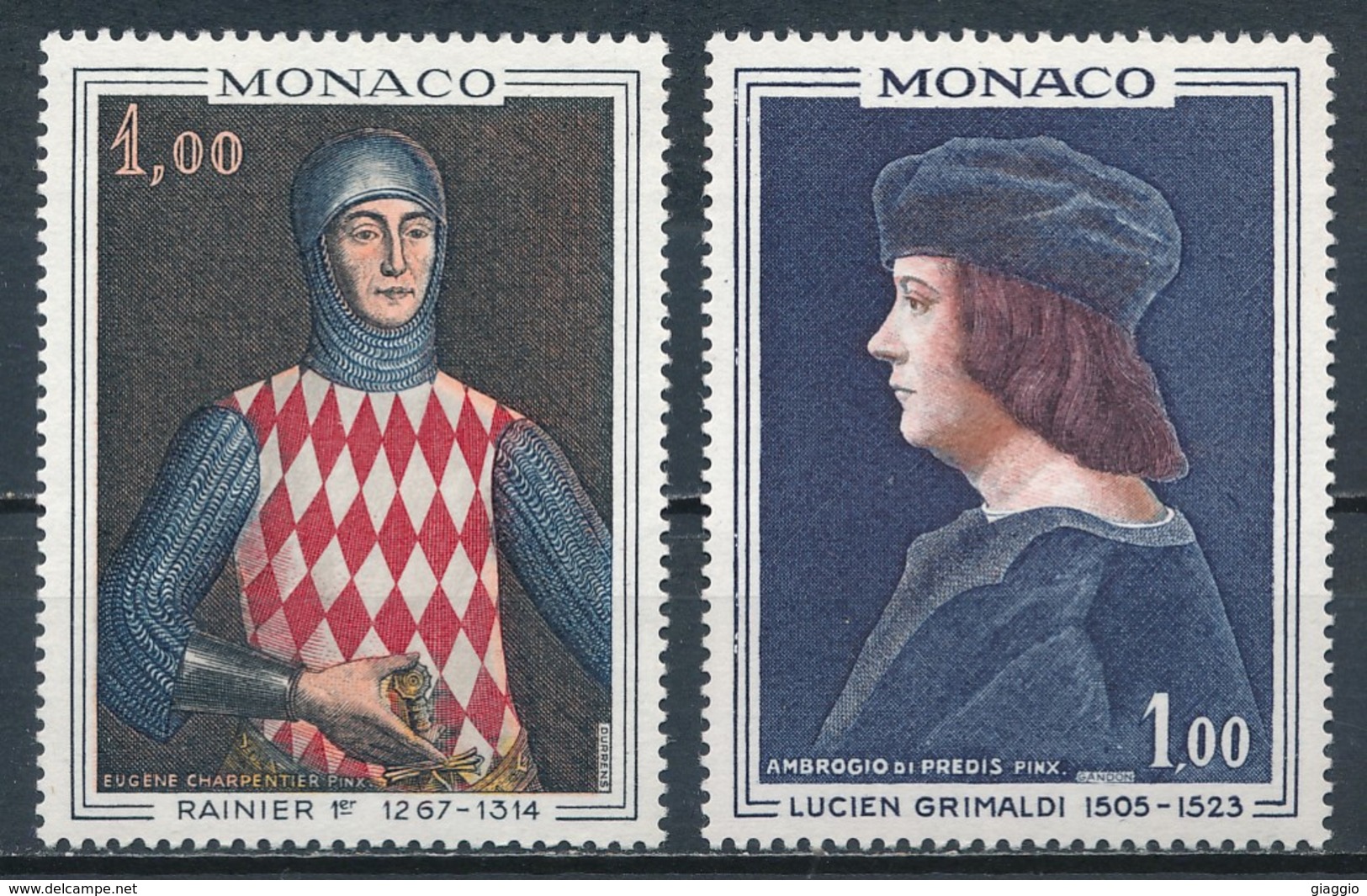 °°° MONACO - Y&T N°734/35 - 1967 MNH °°° - Nuovi