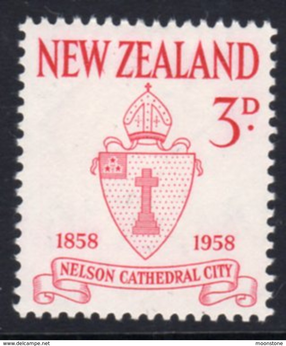 New Zealand 1958 Nelson City Centenary, Hinged Mint, SG 767 - Unused Stamps