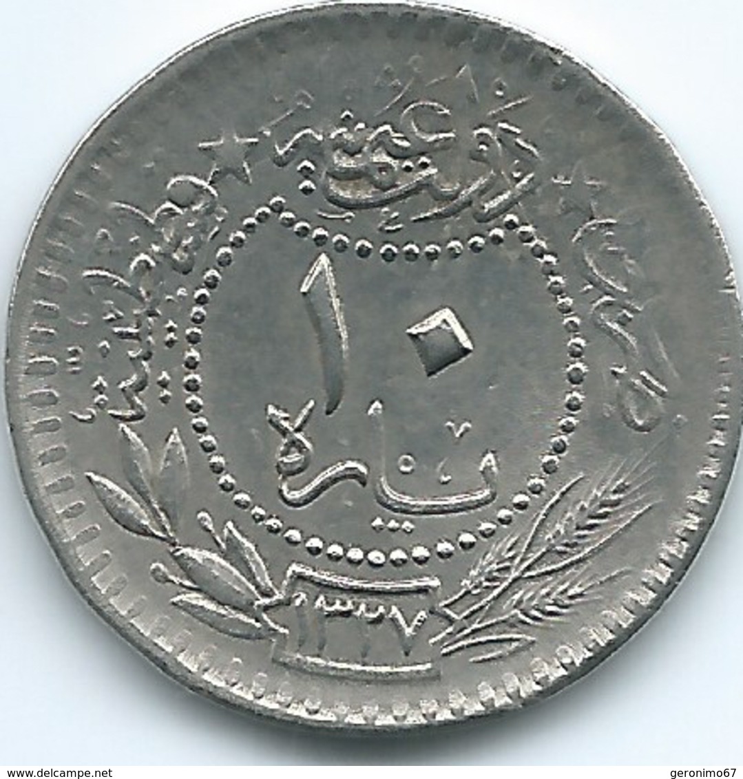 Turkey - Ottoman - Mohammed V - AH1327 / 5 (1911) - 10 Para - KM760 - Turkey