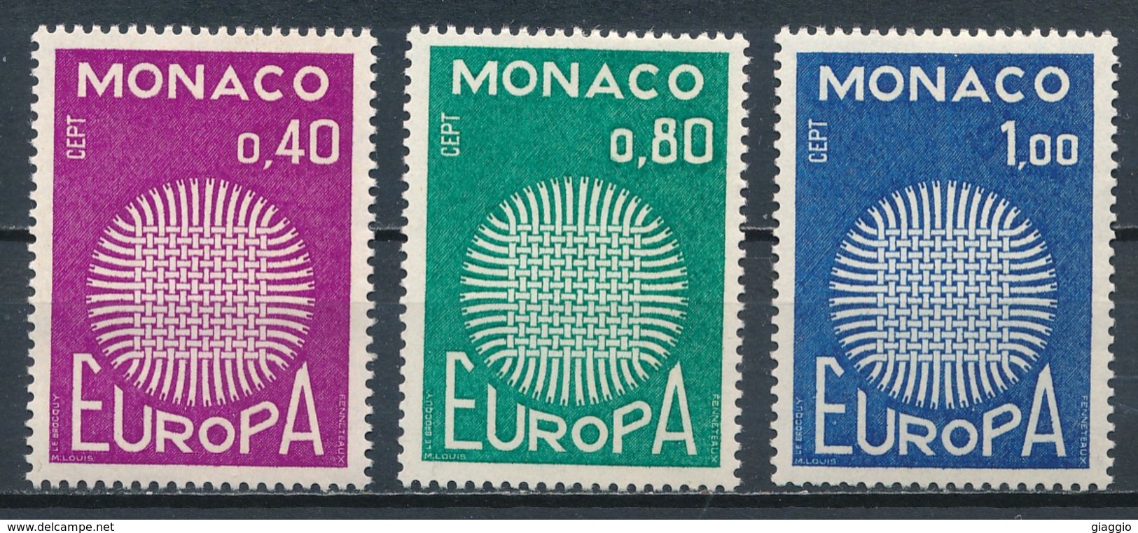 °°° MONACO - Y&T N°819/21 - 1970 MNH °°° - Nuovi