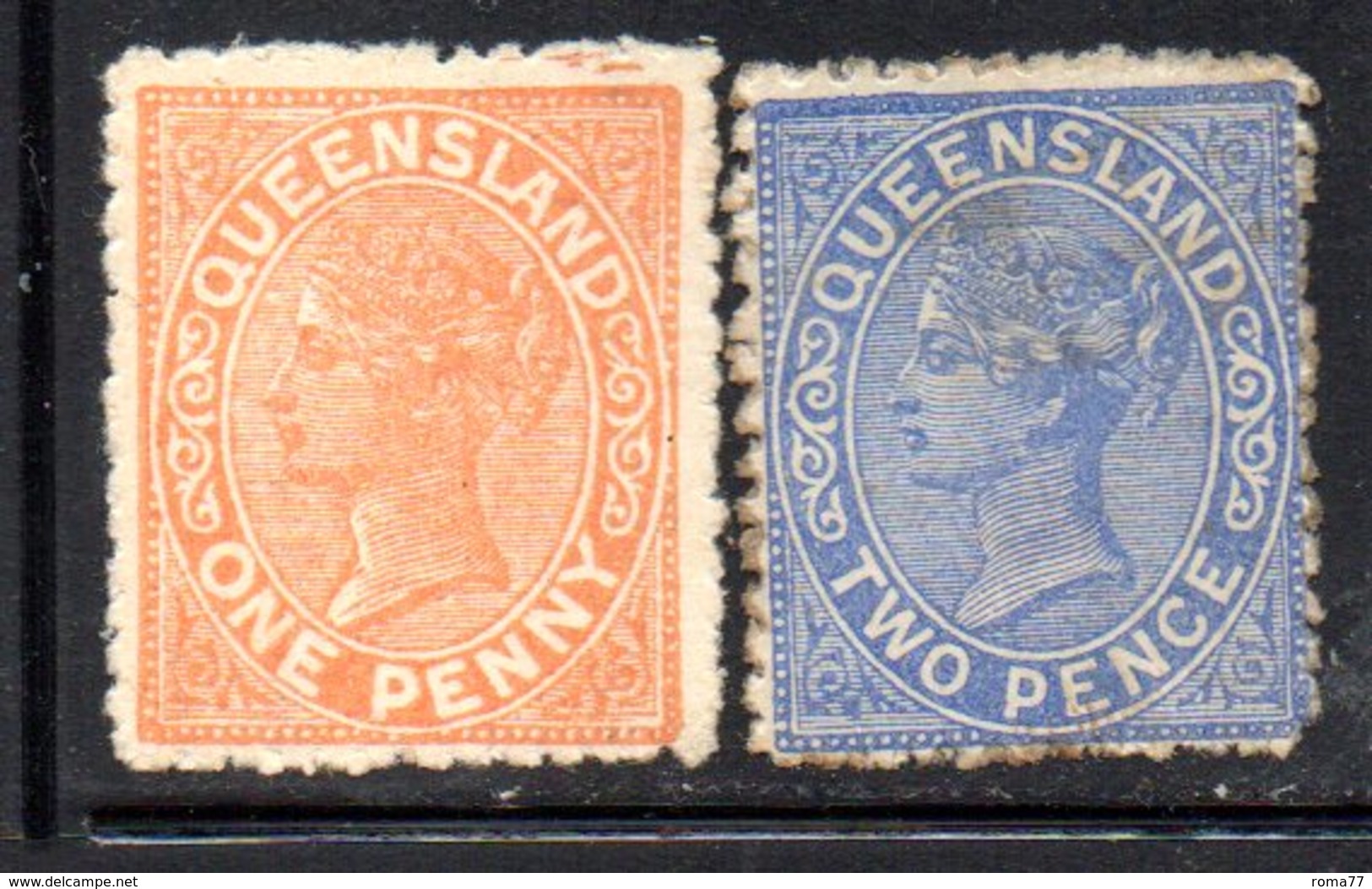 APR389 - QUEENSLAND 1883,  Due Valori Nuovi */sg   (2380A) - Nuovi