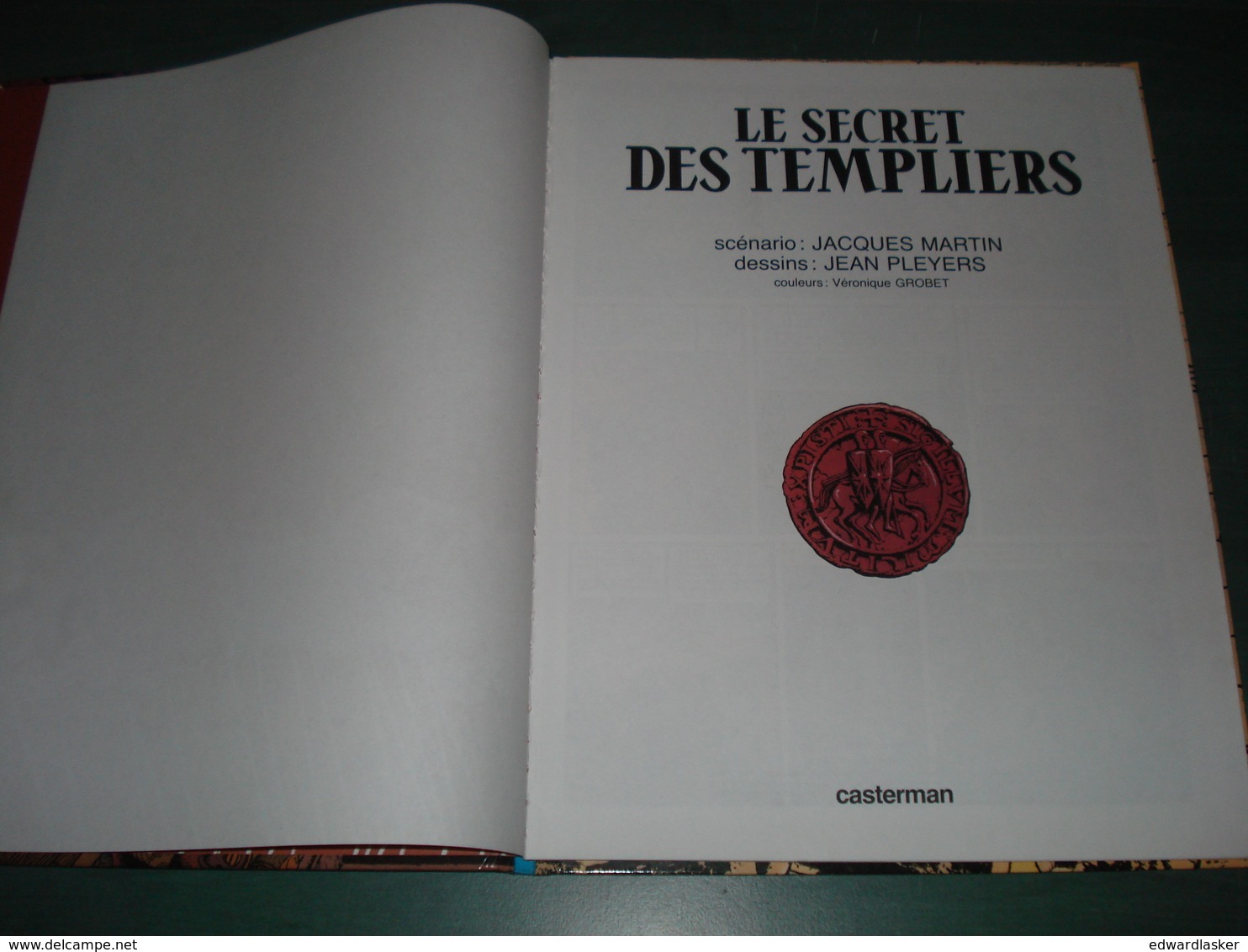 JHEN 6 : Le SECRET Des TEMPLIERS /Pleyers Martin - EO Casterman 1990 - Très Bon état - Jhen