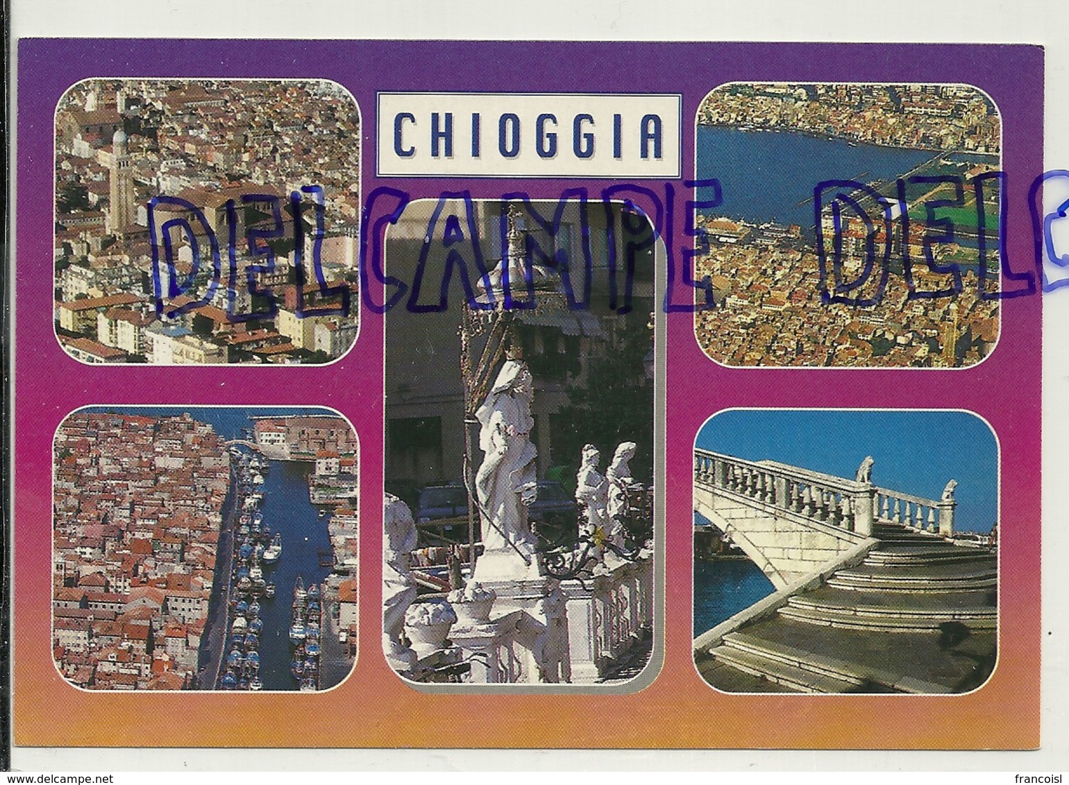 Italie. Chioggia Carte Mosaïque New Graphic Ganzaroli & C. - Chioggia