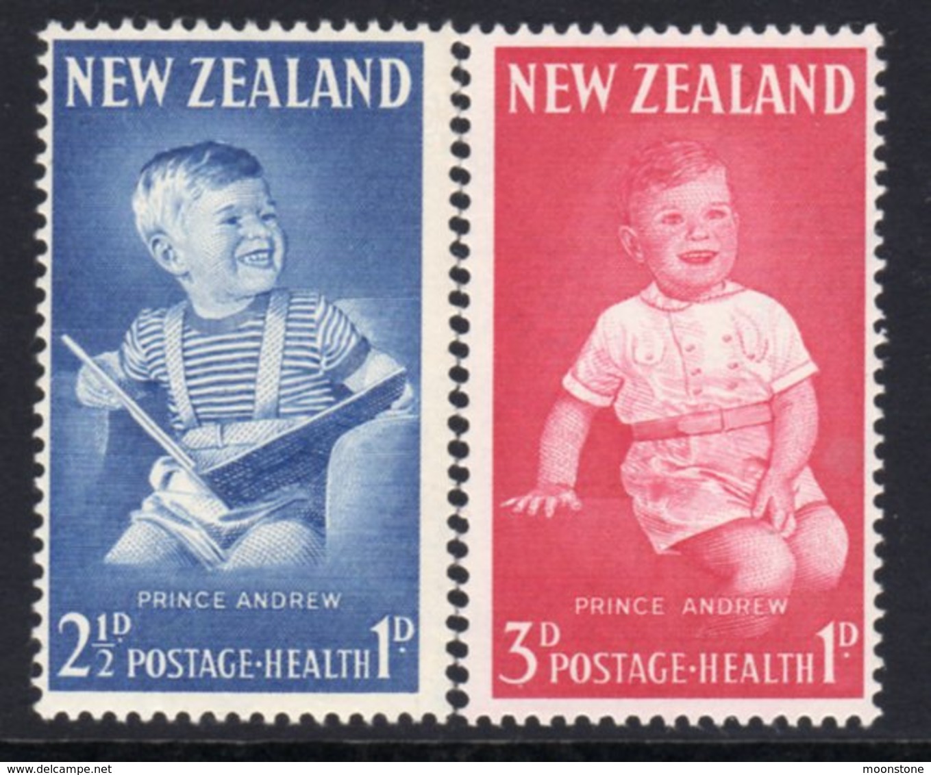 New Zealand 1963 Health Stamps Set Of 2, MNH, SG 815/6 - Unused Stamps