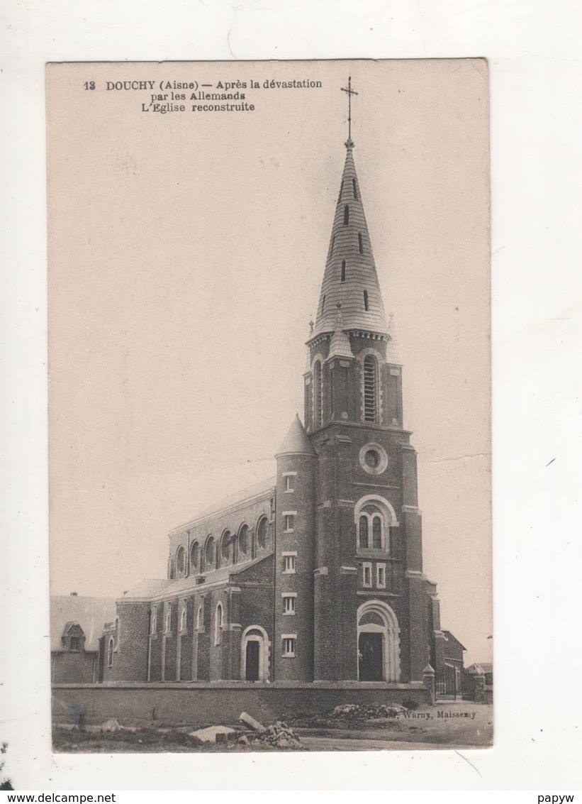 Douchy L Eglise Reconstruite - Other & Unclassified