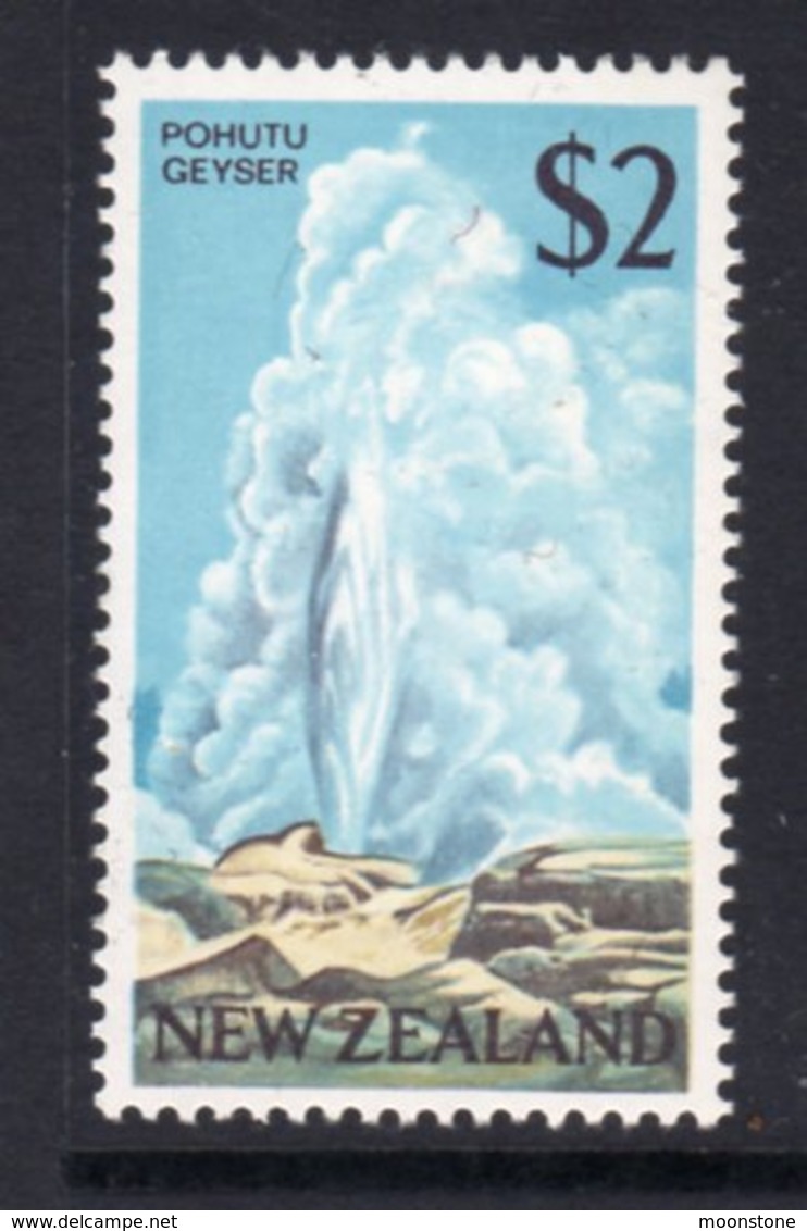 New Zealand 1967-70 $2 Pohutu Geyser Definitive, MNH, SG 879 - Unused Stamps