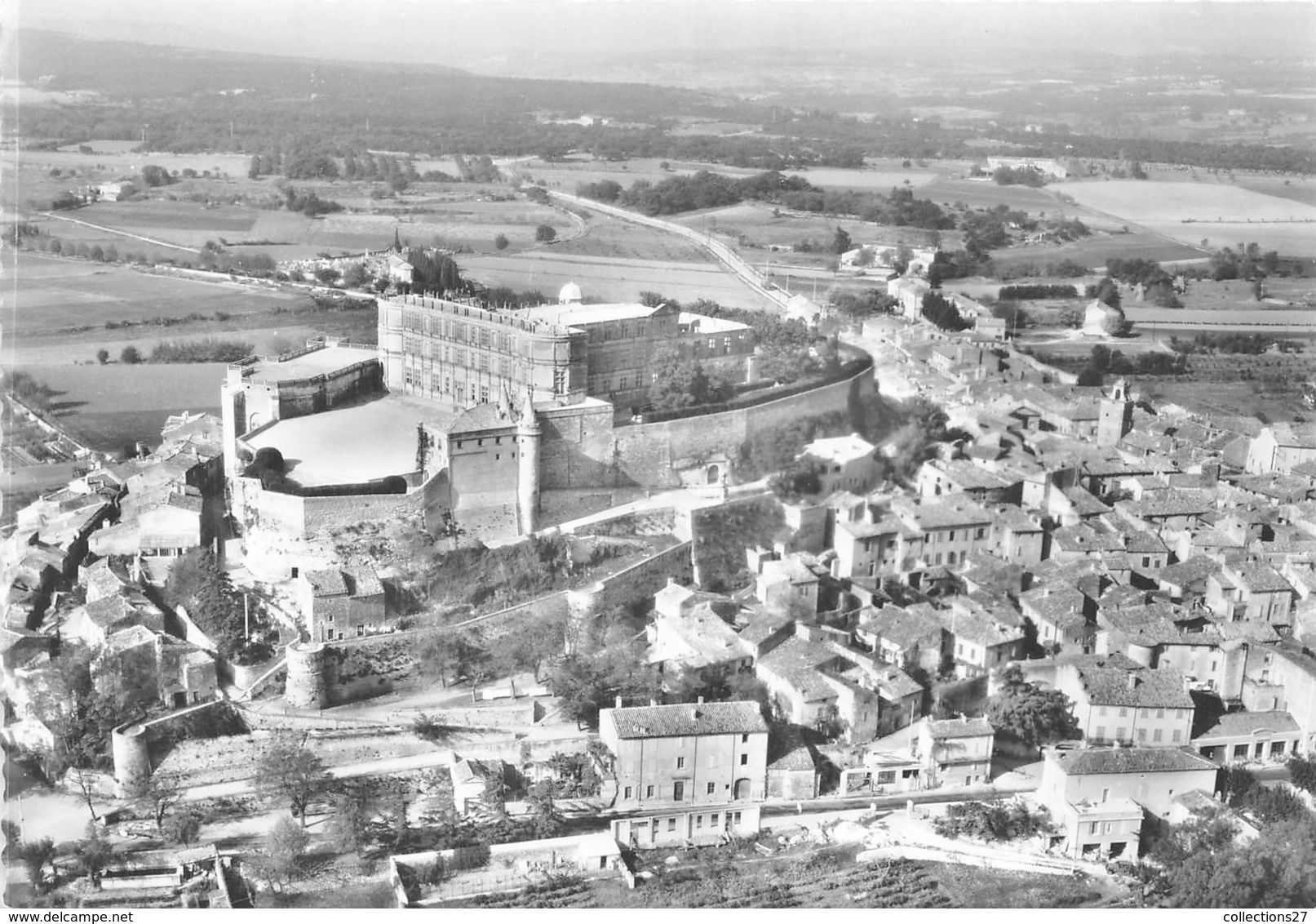 26-GRIGNAN- CHATEAU DE GRIGNAN- VUE GENERALE AERIENNE - Grignan