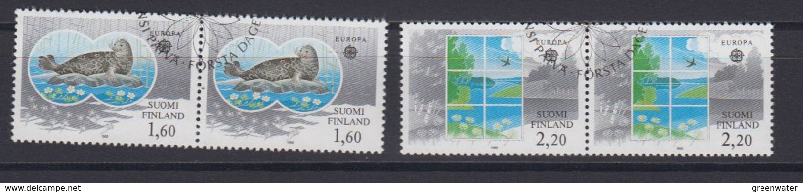 Europa Cept 1986 Finland  2v  Pair Used 1st Day (42379A) - 1986