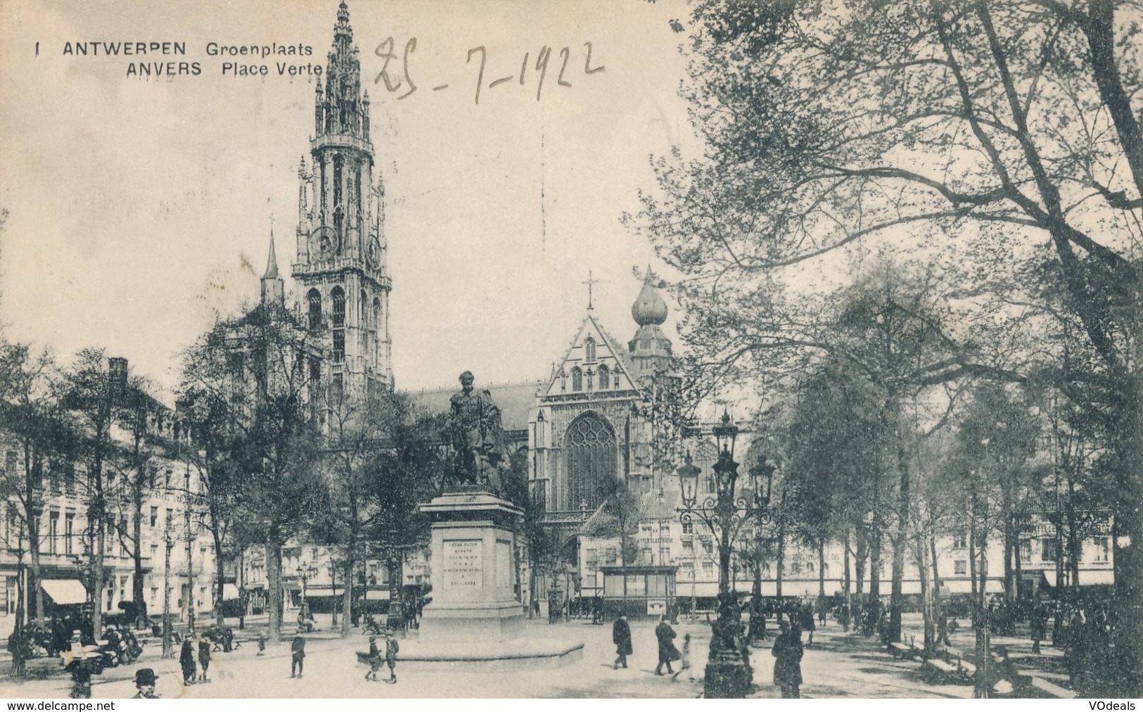 CPA - Belgique - Antwerpen - Anvers - Place Verte - Antwerpen