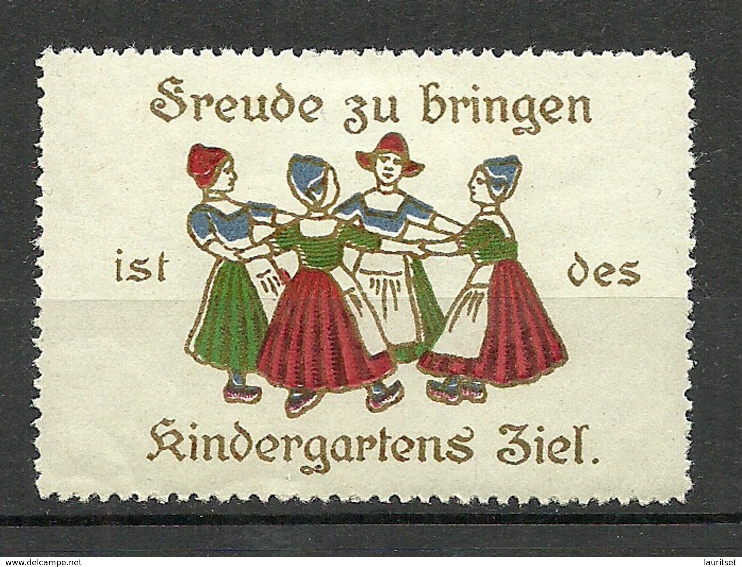 Deutschland Ca 1900 Kindergarten Reklamemarke * - Vignetten (Erinnophilie)