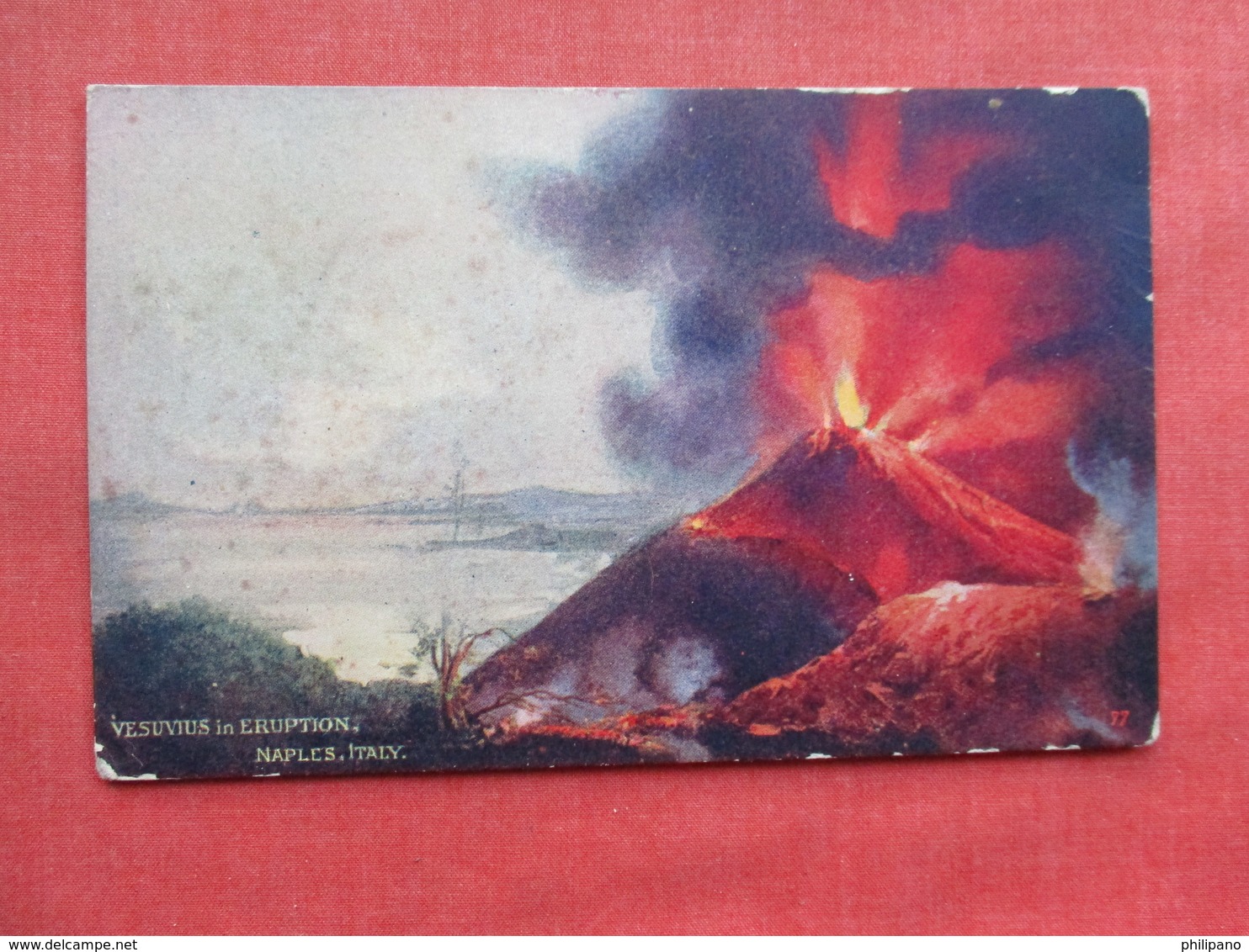 Vesuvius In Eruption       Italy > Campania > Napoli (Naples)> .ref 3283 - Napoli (Naples)