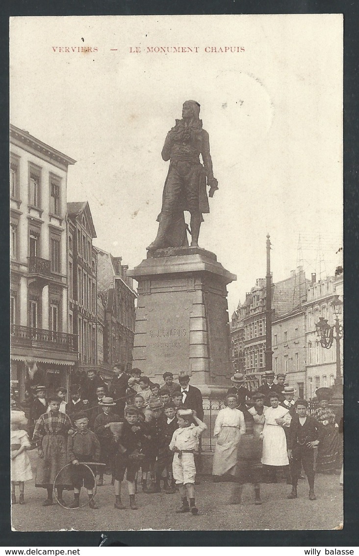 +++ CPA - VERVIERS - Le Monument Chapuis - Carte Animée   // - Verviers