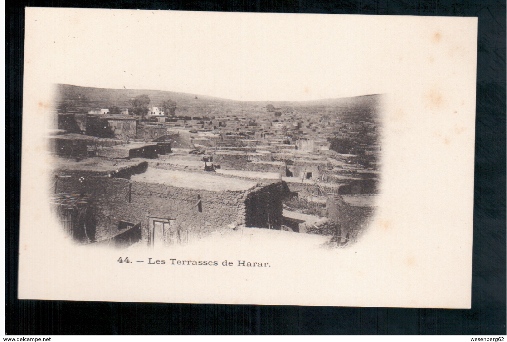 ETHIOPIE Les Terrasses De Harar Ca  1905 OLD  POSTCARD - Ethiopia