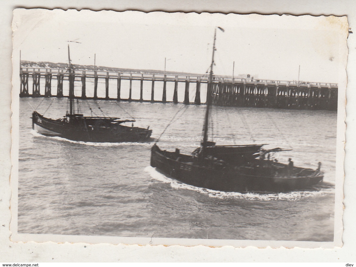 Blankenberge - Boten - September 1933 - Foto Formaat 6 X 8.5 Cm - Boten