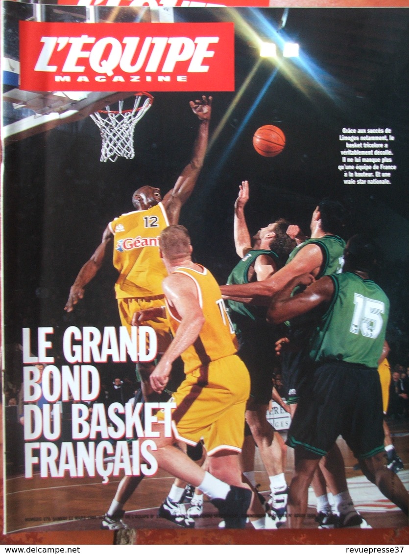 Revue L'Equipe Magazine N°678 (11 Mars 1995) Le Grand Bond Du Basket Français - Ginola - Lutte/Inde - Affaire OM - Sport