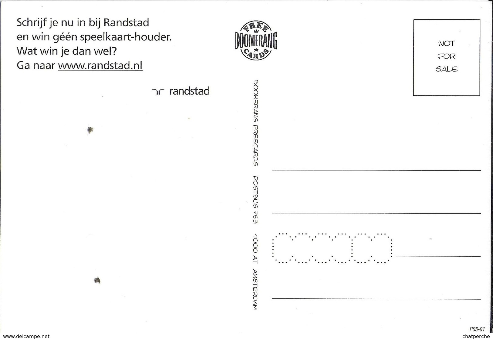 JEU JEUX JEU DE CARTES CARTES A JOUER EDIT.  BOOMERANG NL P05-01 - Other & Unclassified