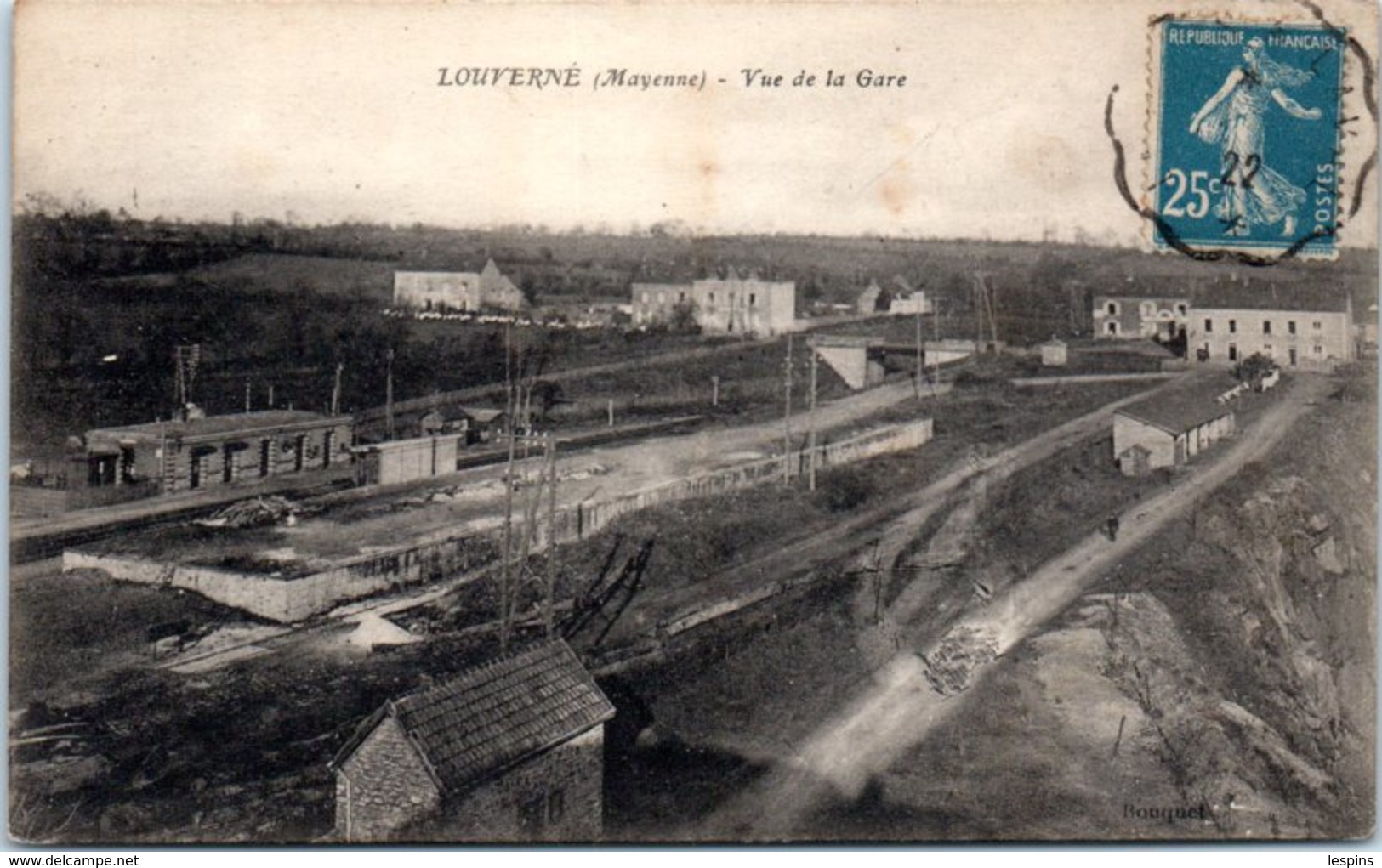 53 - LOUVERNE -- Vue De La Gare - Louverne