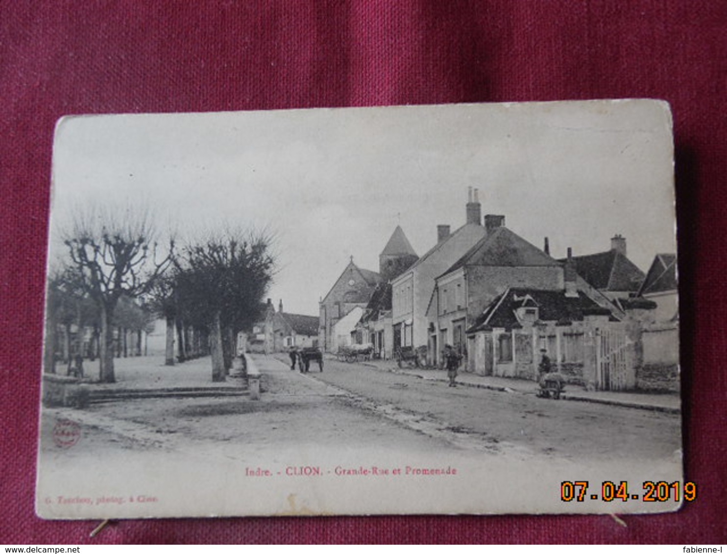 CPA - Clion - Grande-Rue Et Promenade - Autres & Non Classés