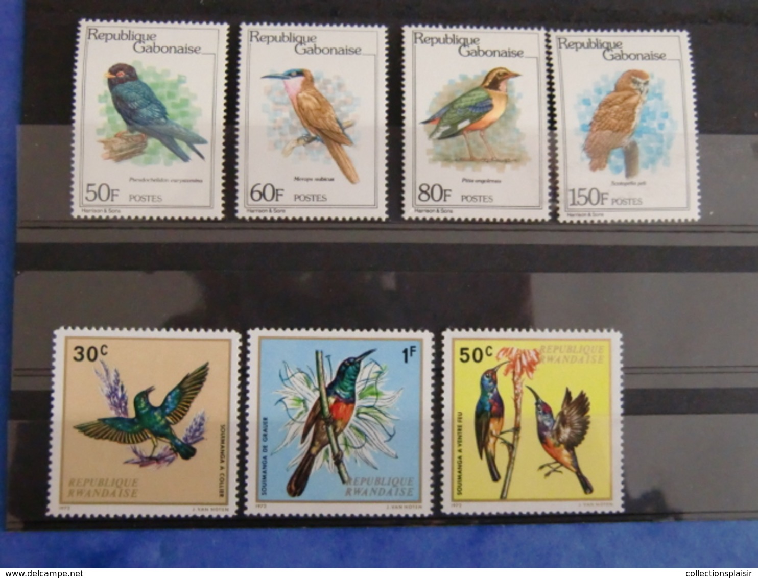 LIQUIDATION COLLECTION SUR LES OISEAUX MAJORITE NEUFS