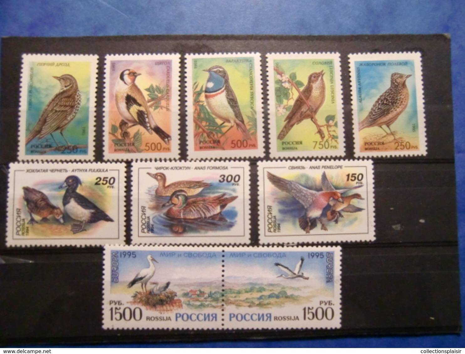 LIQUIDATION COLLECTION SUR LES OISEAUX MAJORITE NEUFS