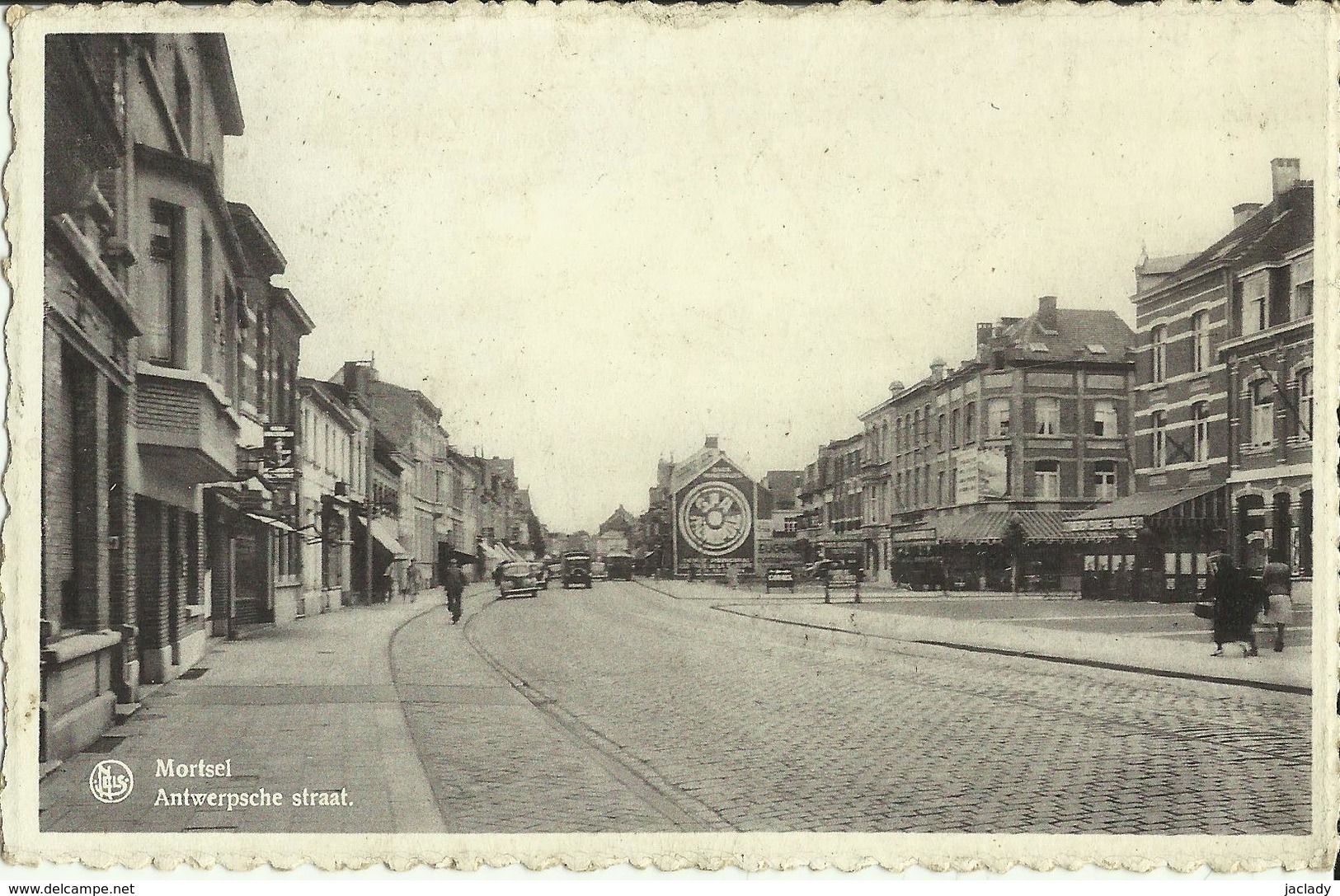 Mortsel - Antwerpsche Straat .    (2 Scans) - Mortsel