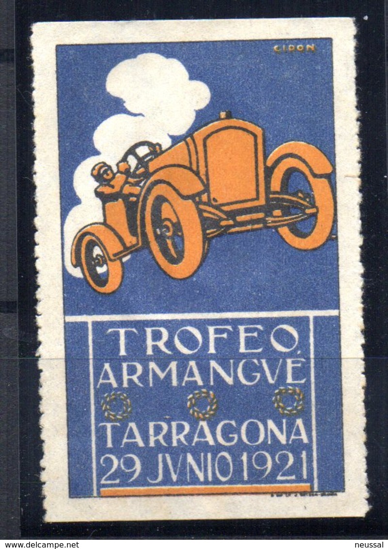 Viñeta Trofeo Armangue  Tarragona De 1921 - Otros & Sin Clasificación