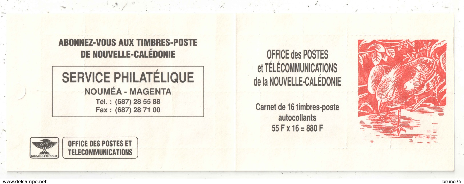 Nouvelle-Calédonie - Carnet - YT C639 ** - 1993 - Non Plié - Booklets