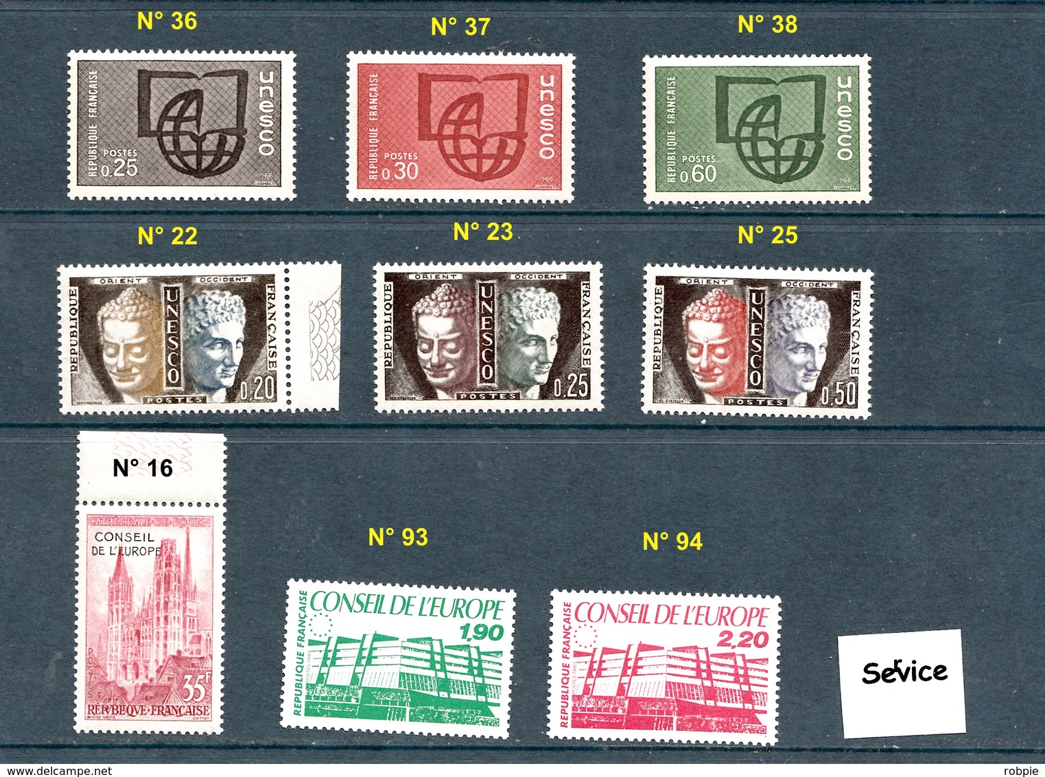 Petit Lot De Timbres De SERVICE Neufs - Neufs