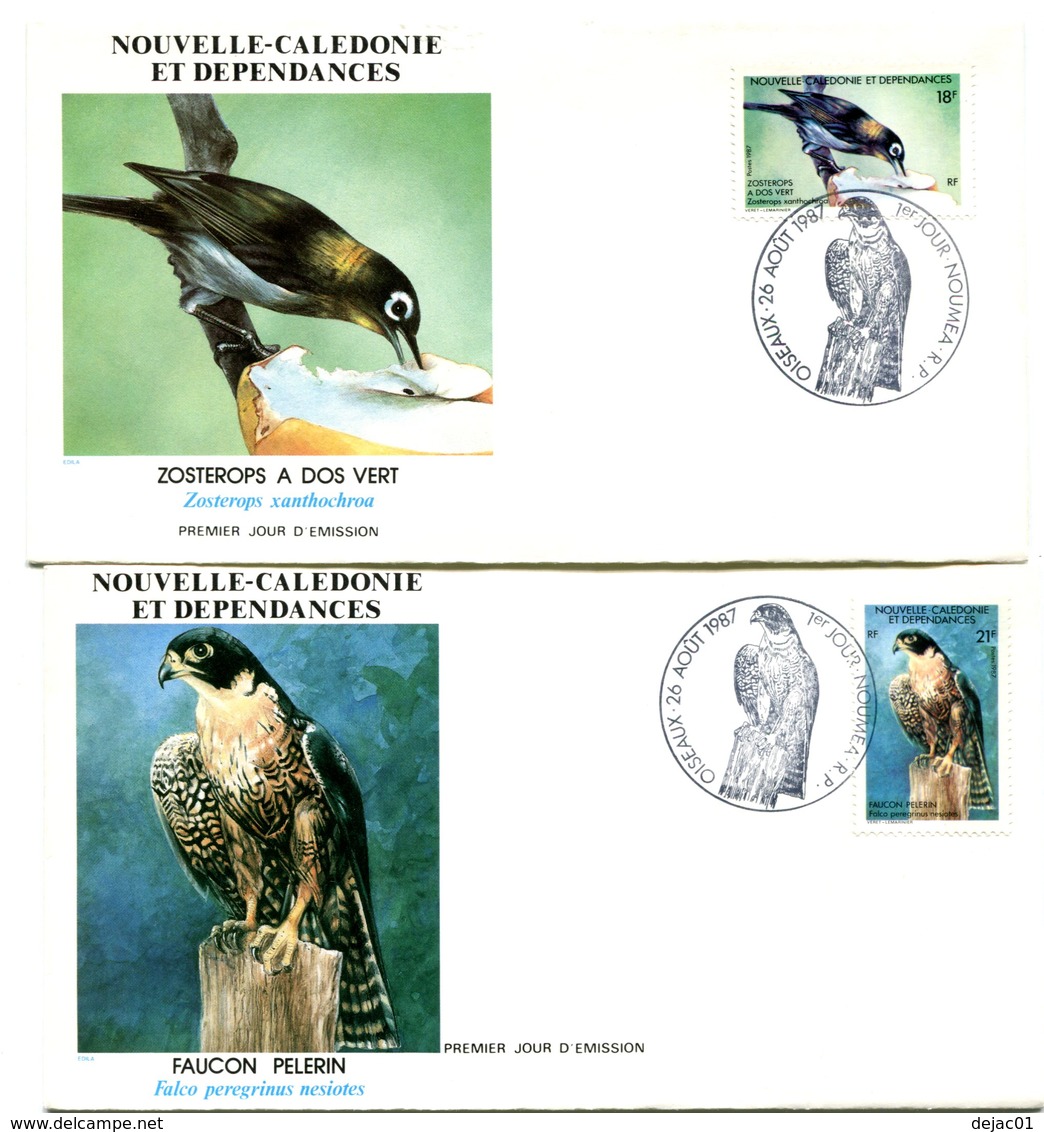 Nouvelle Calédonie - FDC Yvert 542 & 543 Faune Oiseaux - X 1075 - FDC