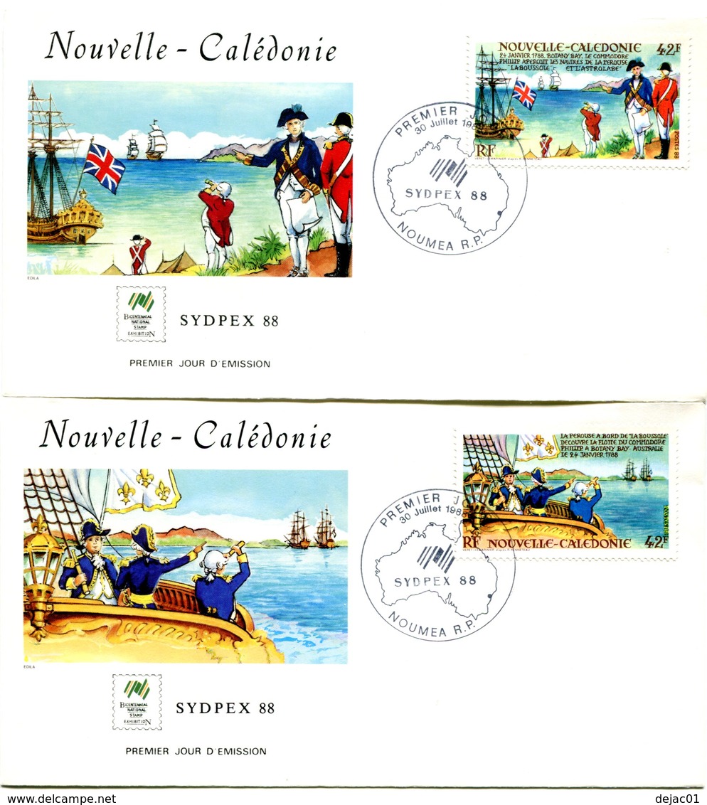 Nouvelle Calédonie - FDC Yvert 560 & 561 Sydpex Australie - X 1088 - FDC