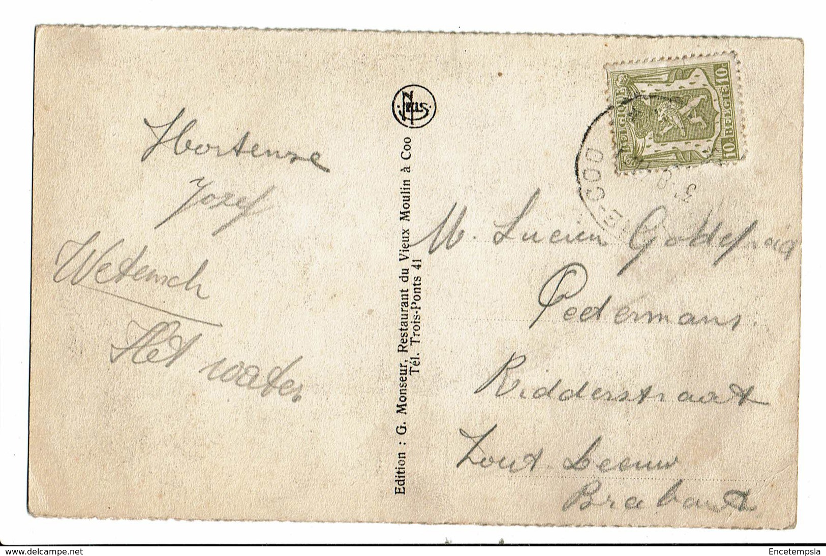 CPA - Carte Postale Belgique - L'amblève Et Cascade  VM2306 - Stavelot