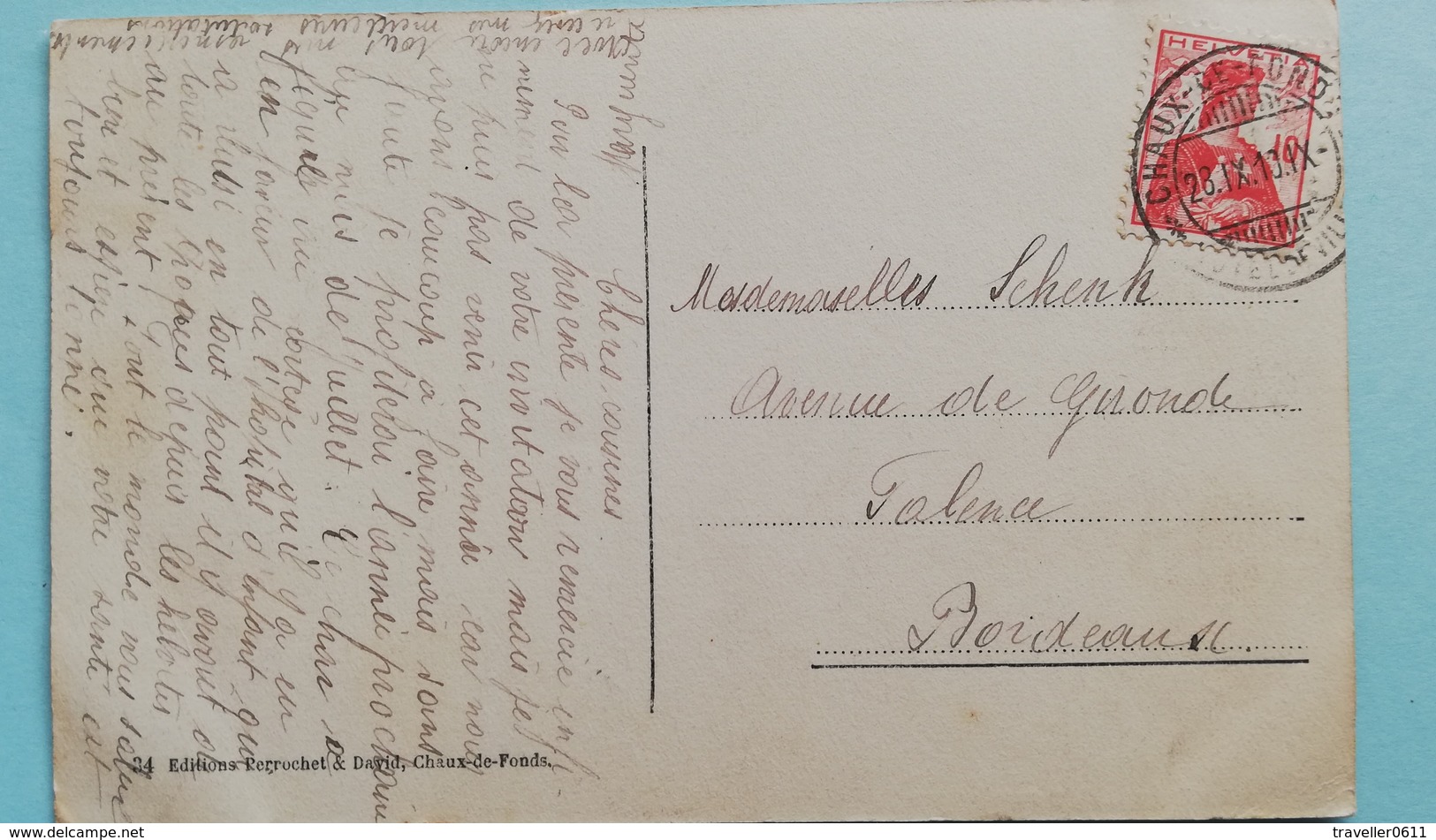 La Suisse, Char Symbolique, Chaux-de-Fonds, 1910 - Other & Unclassified