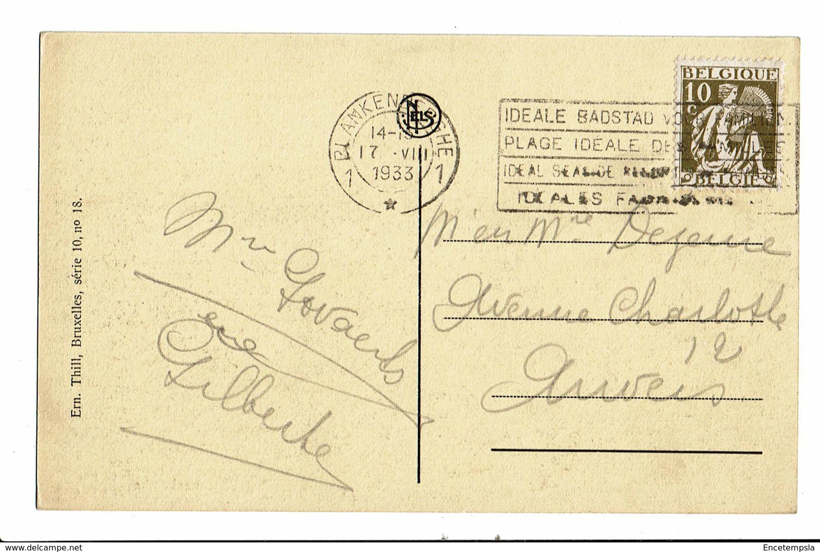 CPA - Carte Postale Belgique -Blankenberge - DE Pier -1933  VM2308 - Blankenberge